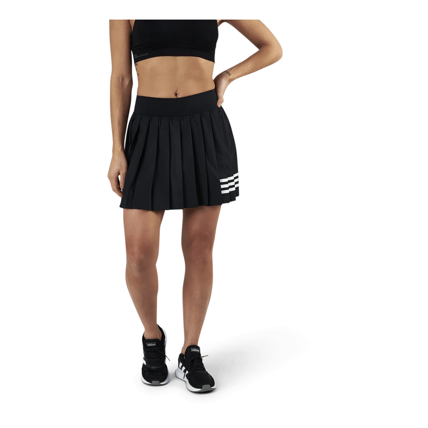 Club Pleated Skirt White/Black