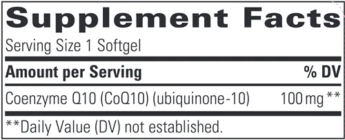 COQ10 100 mg Softgels