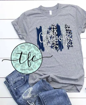 {Cowboys Swatches} screen print tee