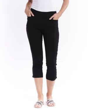 Crop Bengaline Pant - Black
