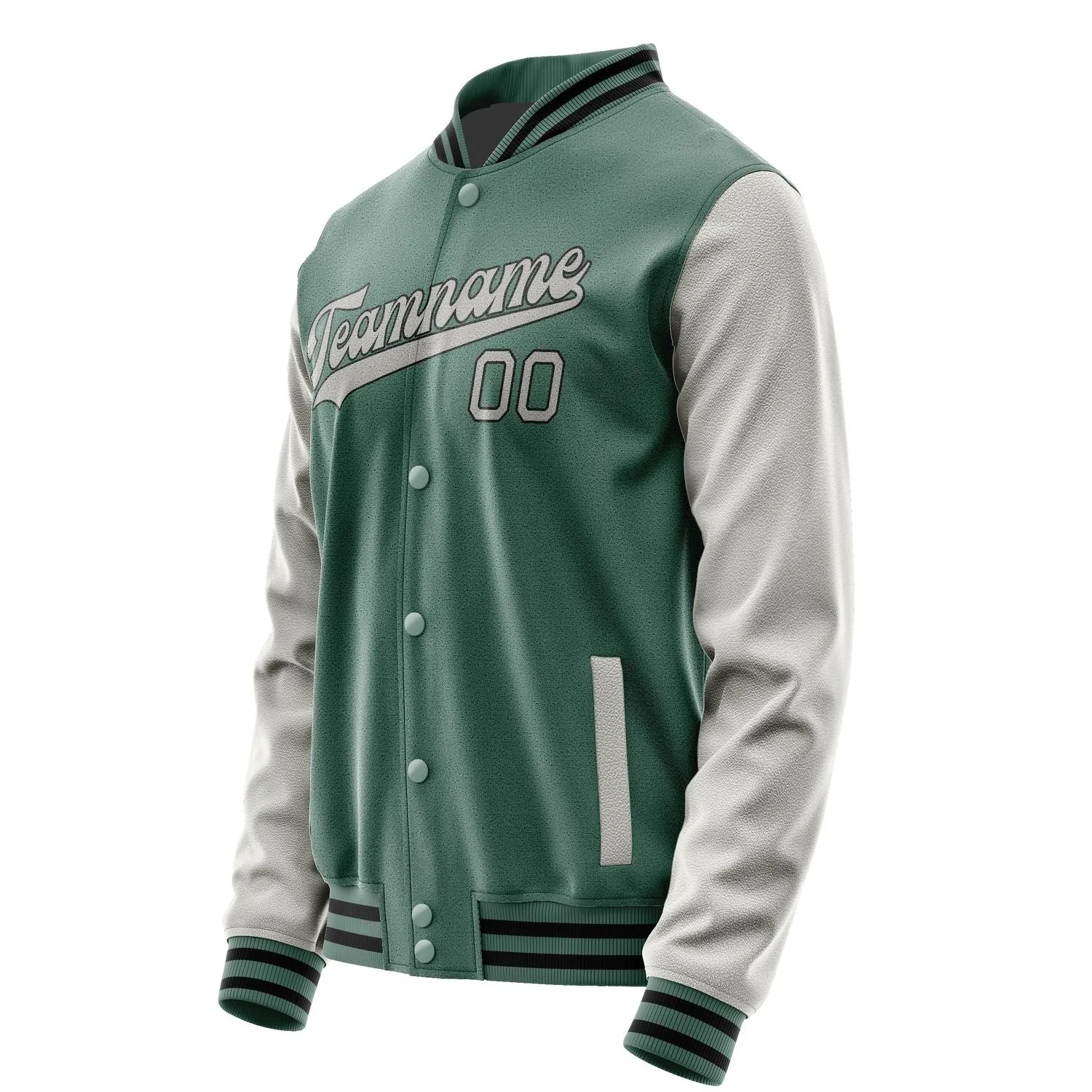 Custom Blue Green Gray Jacket