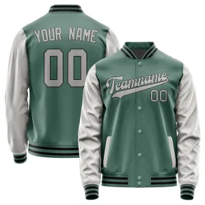 Custom Blue Green Gray Jacket