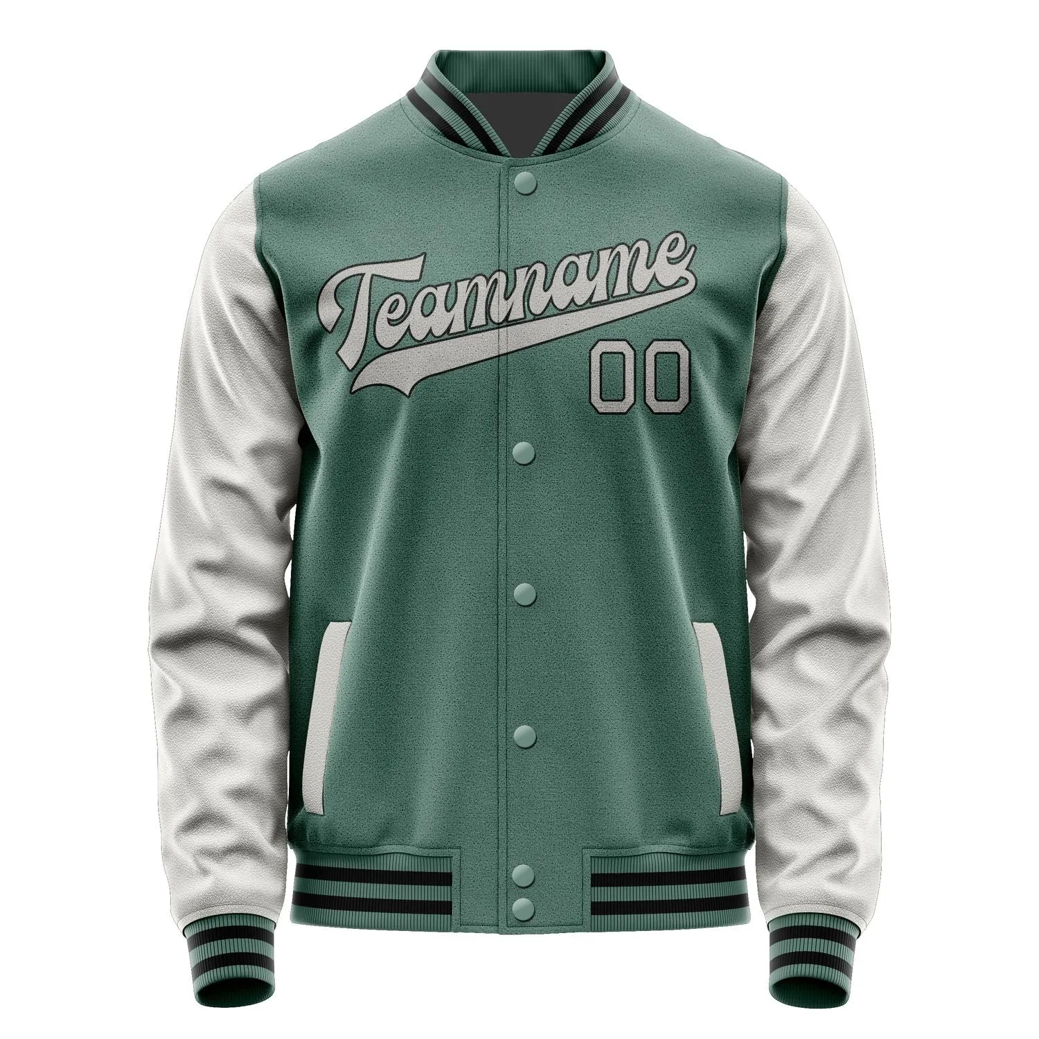Custom Blue Green Gray Jacket