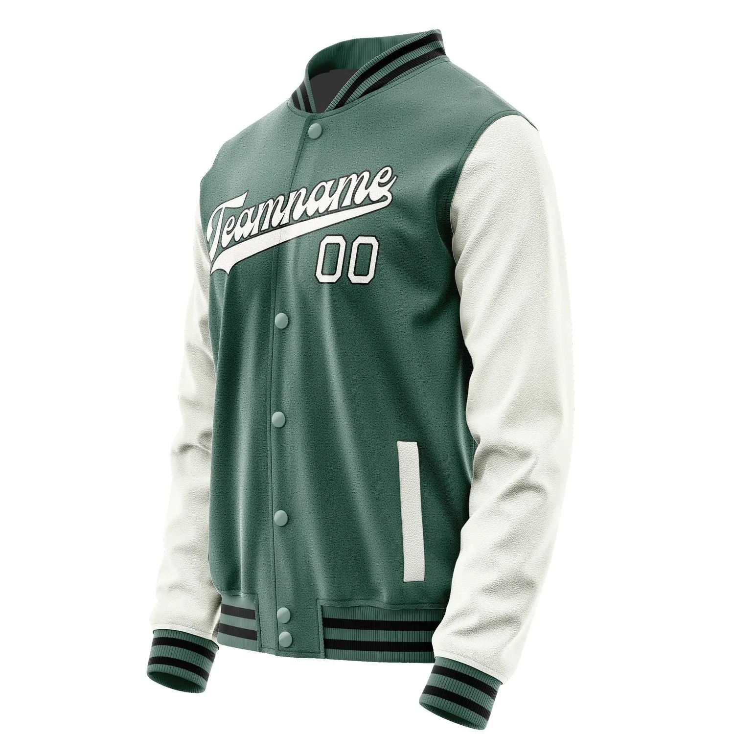 Custom Blue Green White Jacket