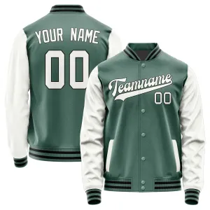 Custom Blue Green White Jacket
