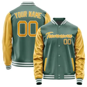 Custom Blue Green Yellow Jacket