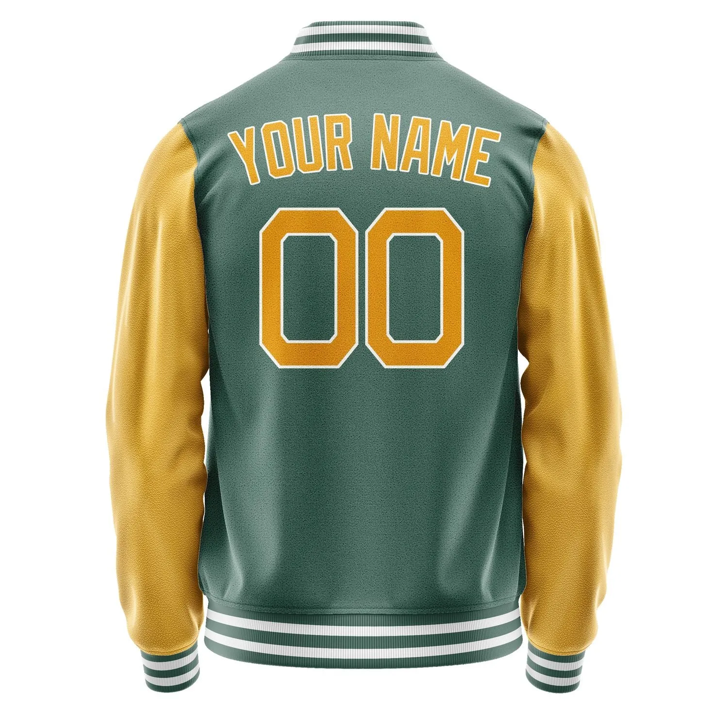 Custom Blue Green Yellow Jacket