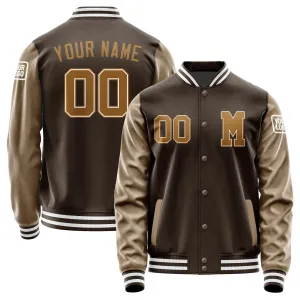 Custom Brown Khaki Jacket