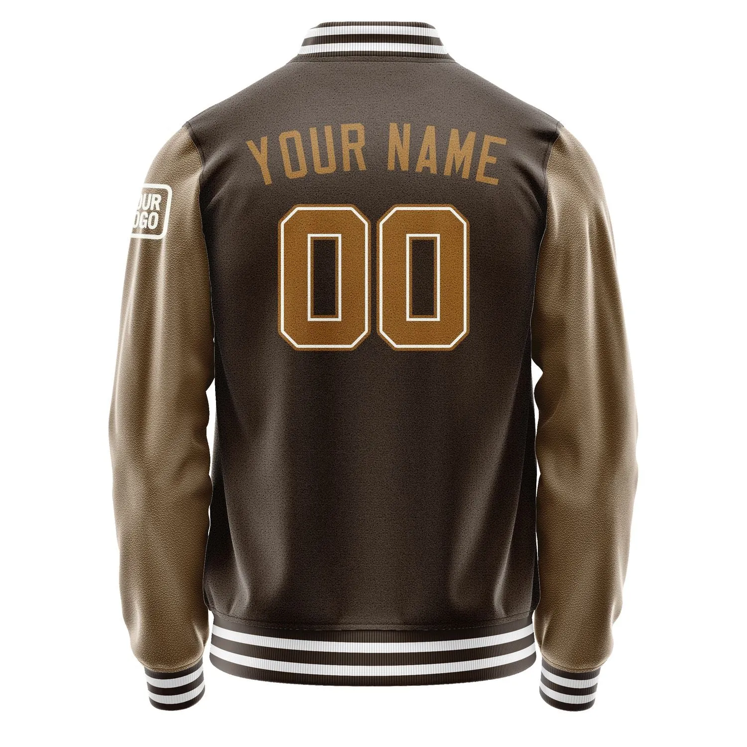 Custom Brown Khaki Jacket