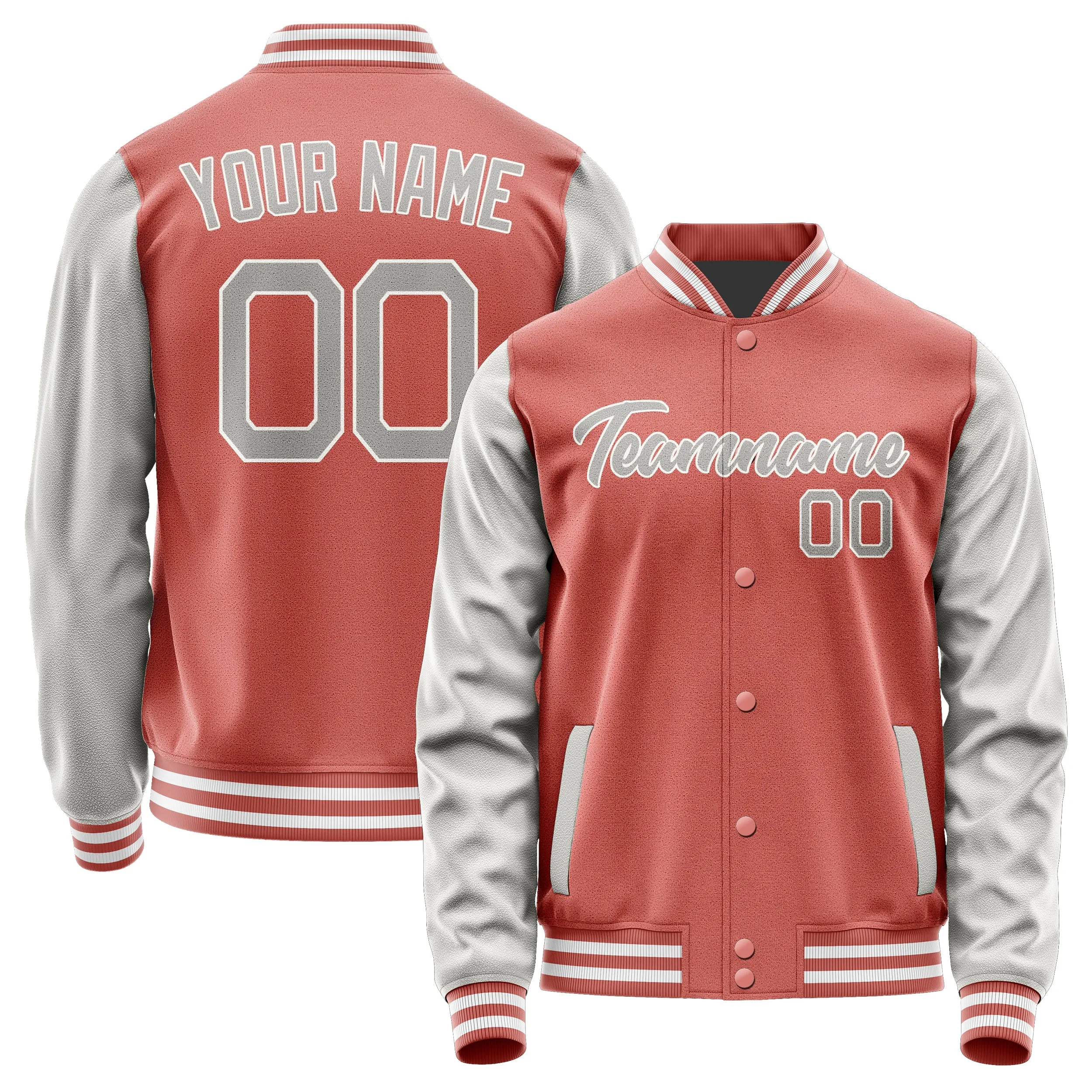 Custom Copper Rose Gray Jacket