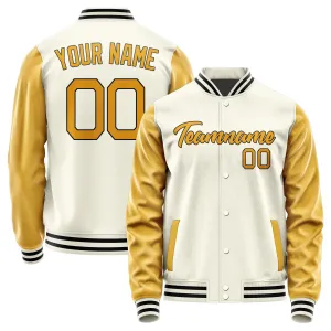 Custom Cream Yellow Jacket
