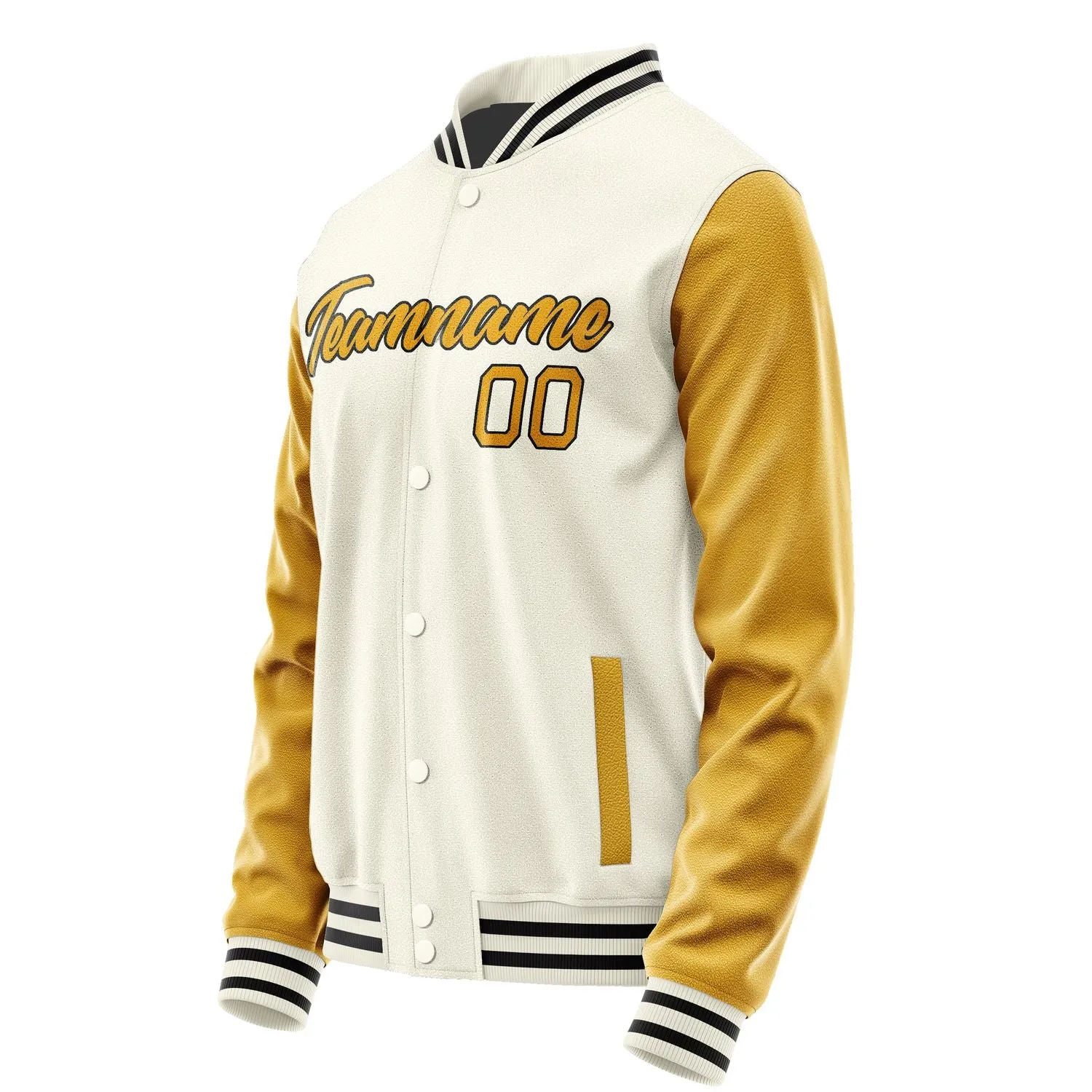 Custom Cream Yellow Jacket