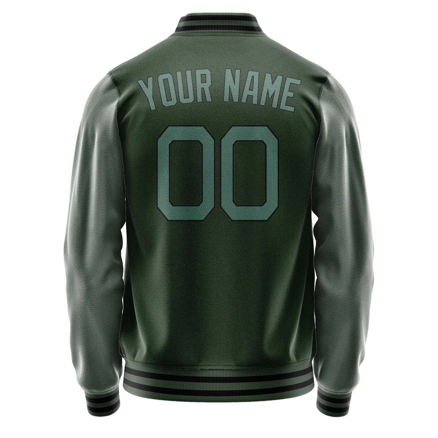 Custom Dark Green Blue Green Jacket