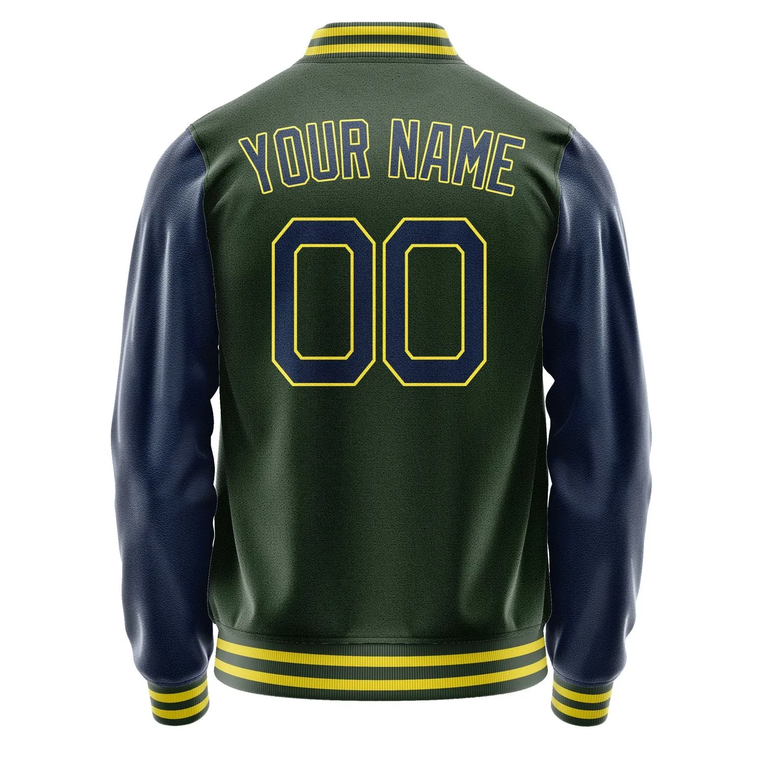 Custom Dark Green Blue Jacket