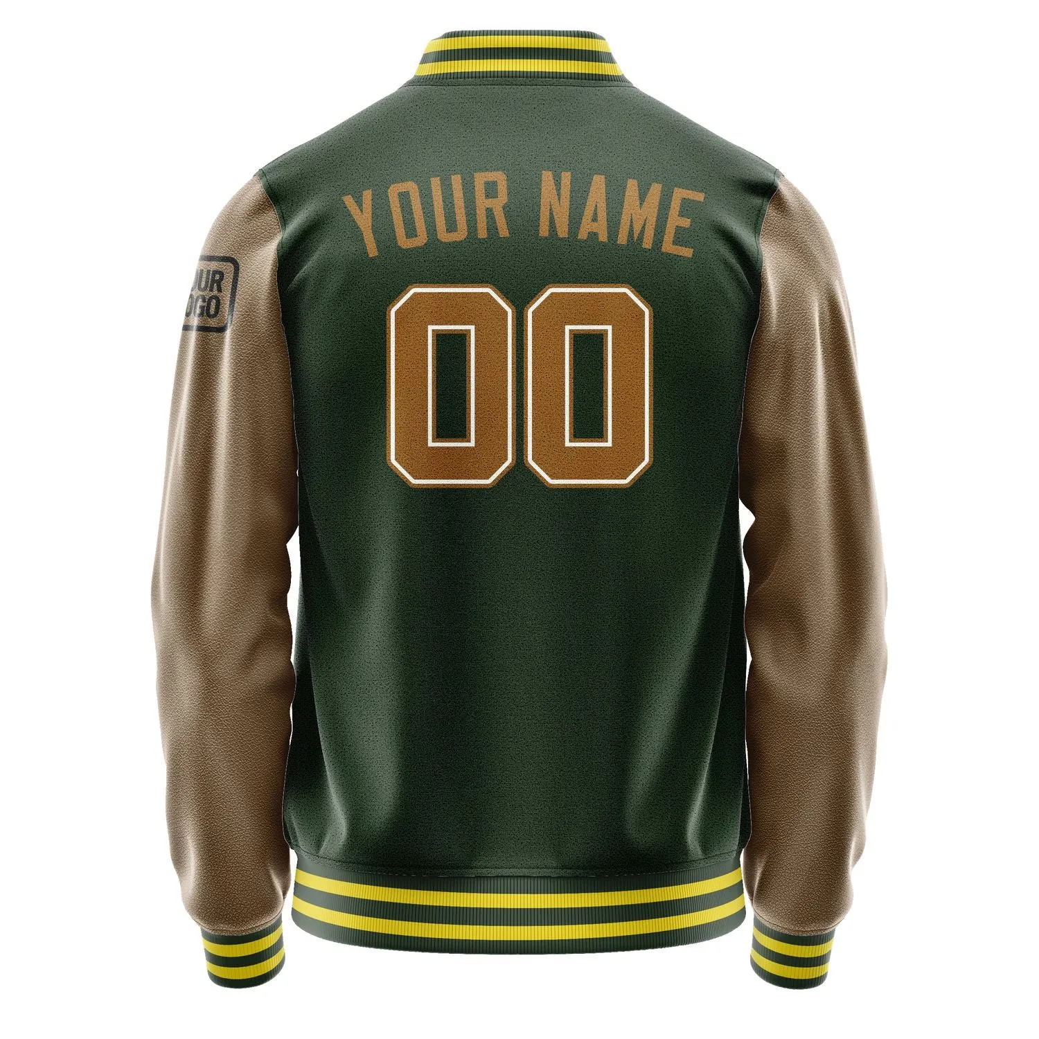 Custom Dark Green Khaki Jacket