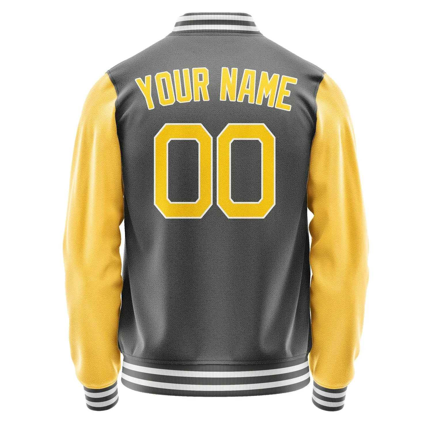 Custom Dark Grey Gold Jacket