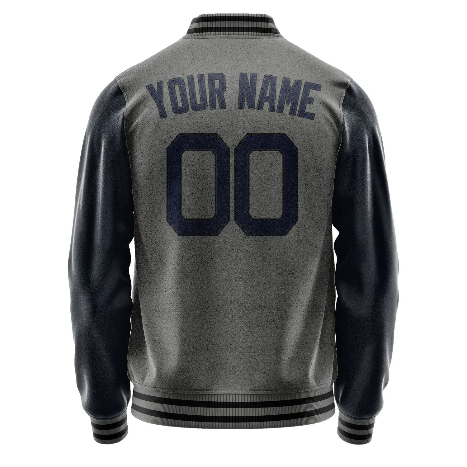 Custom Dark Grey Navy Jacket