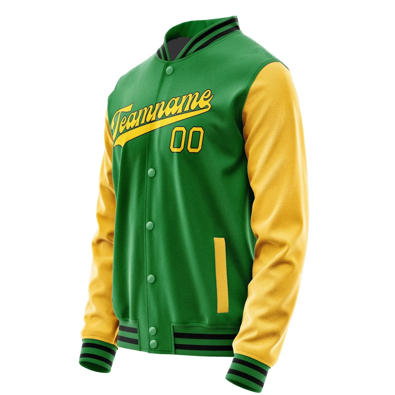 Custom Emerald Green Gold Jacket