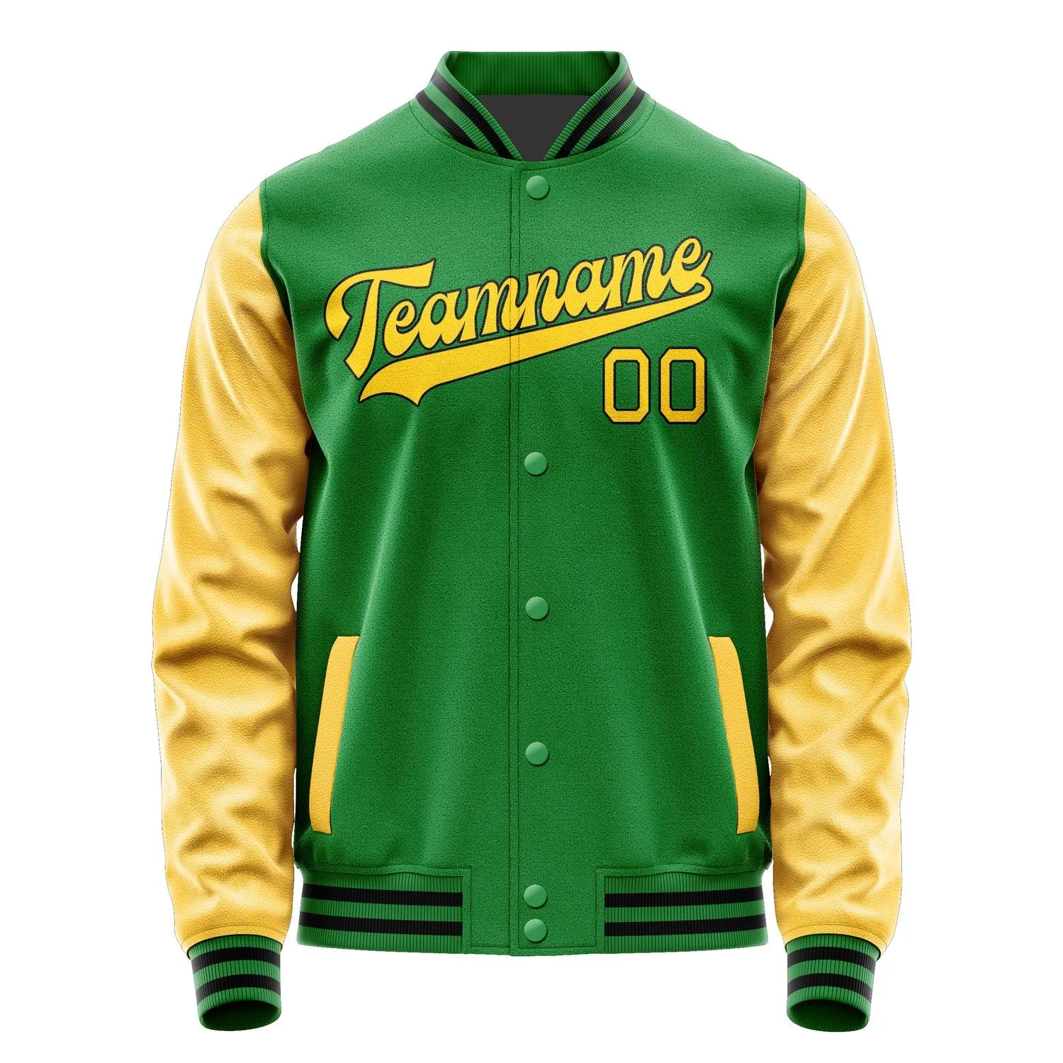 Custom Emerald Green Gold Jacket