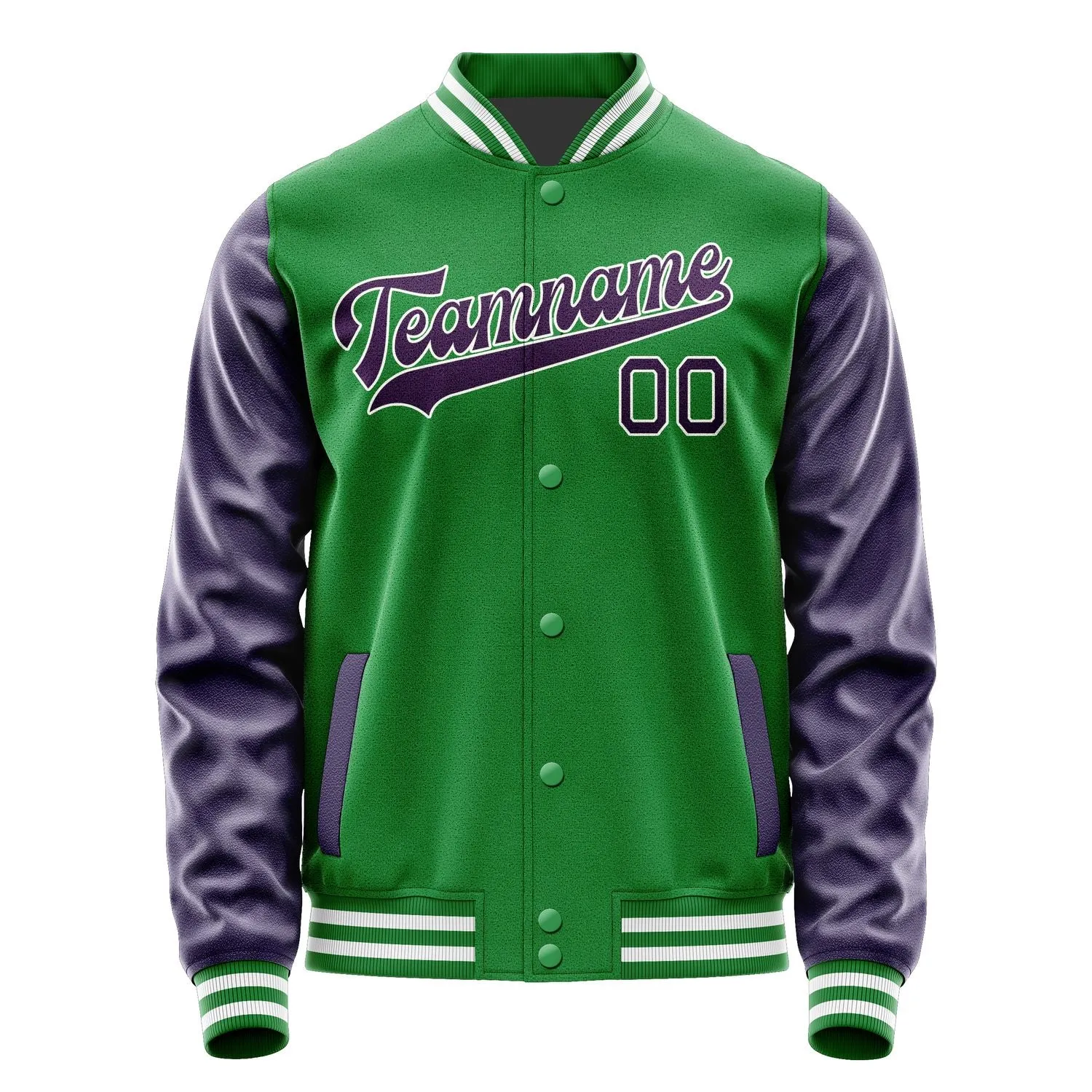 Custom Emerald Green Purple Jacket