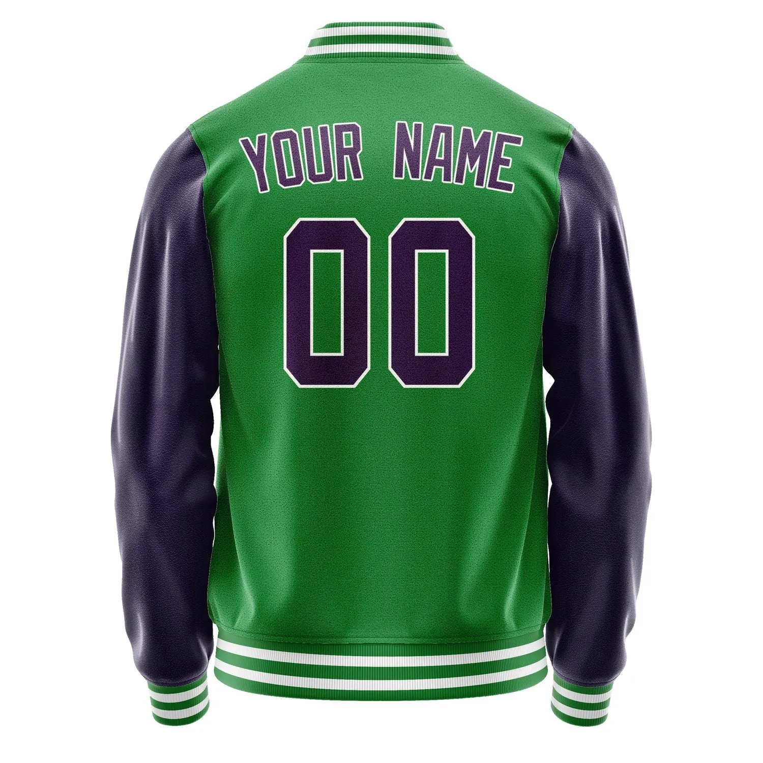 Custom Emerald Green Purple Jacket