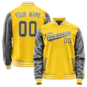Custom Gold Dark Grey Jacket