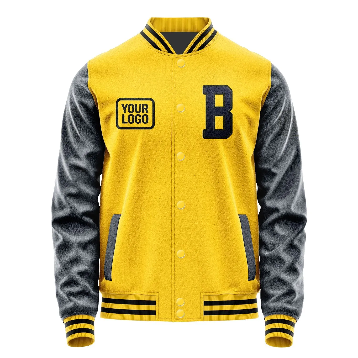 Custom Gold Navy Jacket