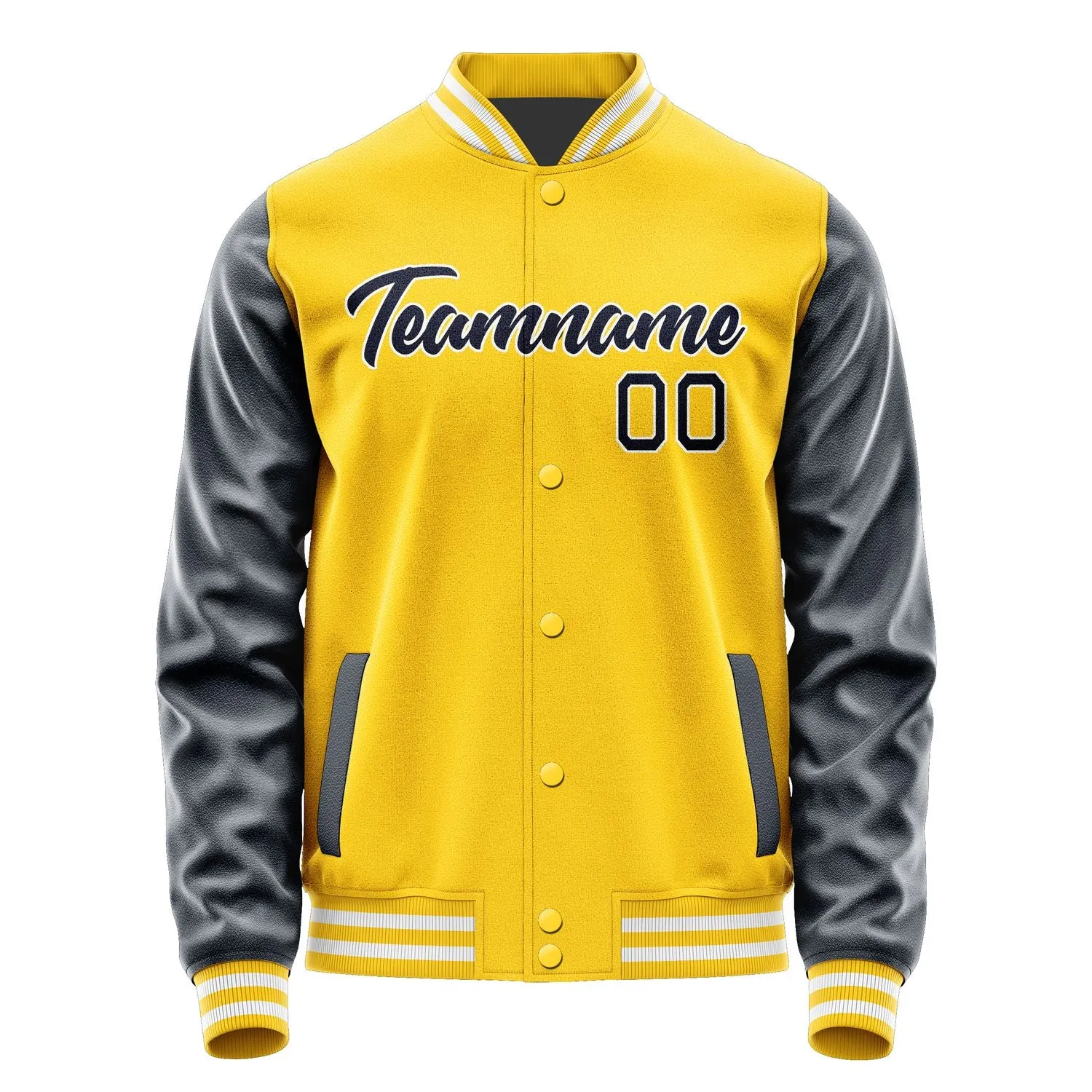 Custom Gold Navy Jacket