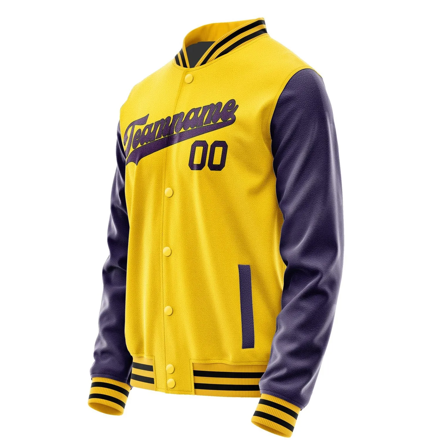 Custom Gold Purple Jacket