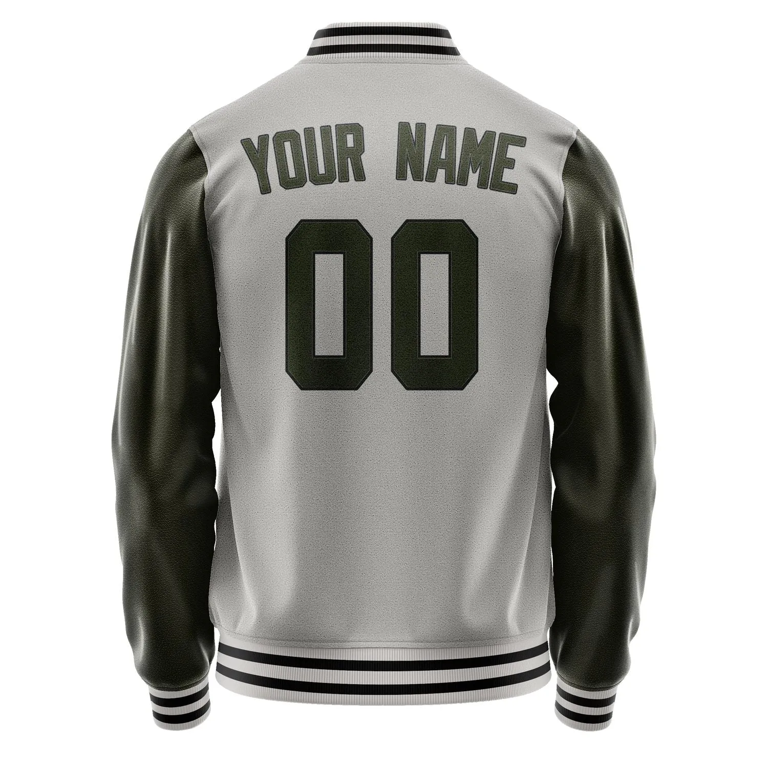Custom Gray Olive Jacket