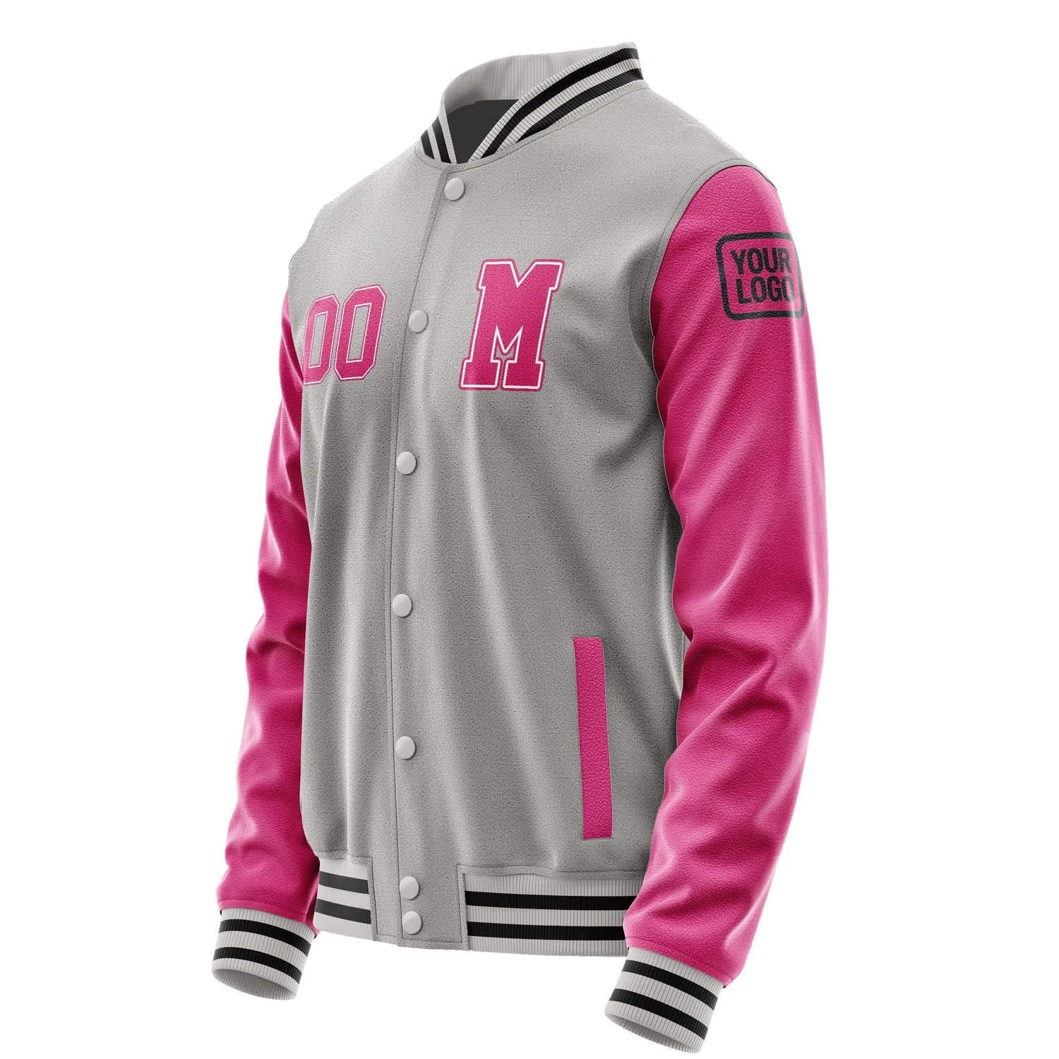 Custom Gray Pink Jacket