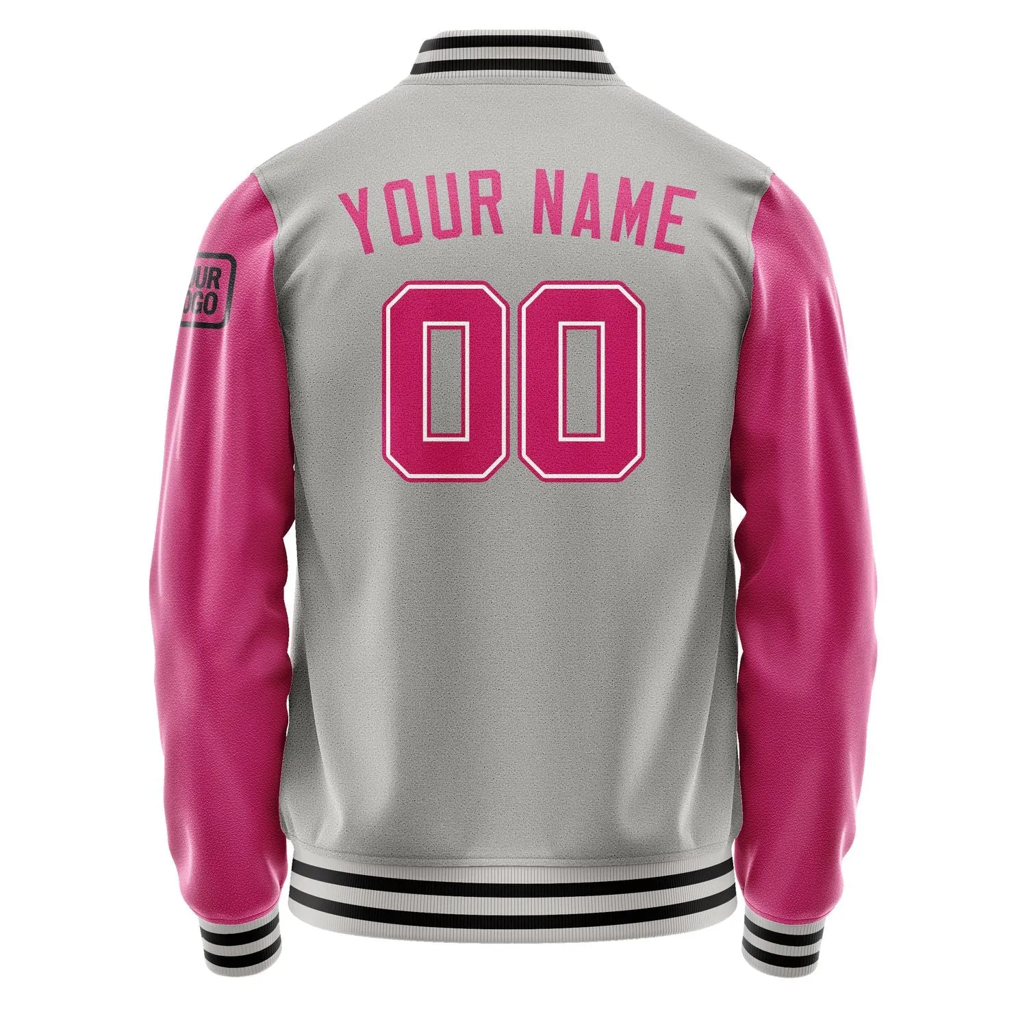 Custom Gray Pink Jacket