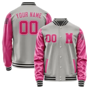 Custom Gray Pink Jacket