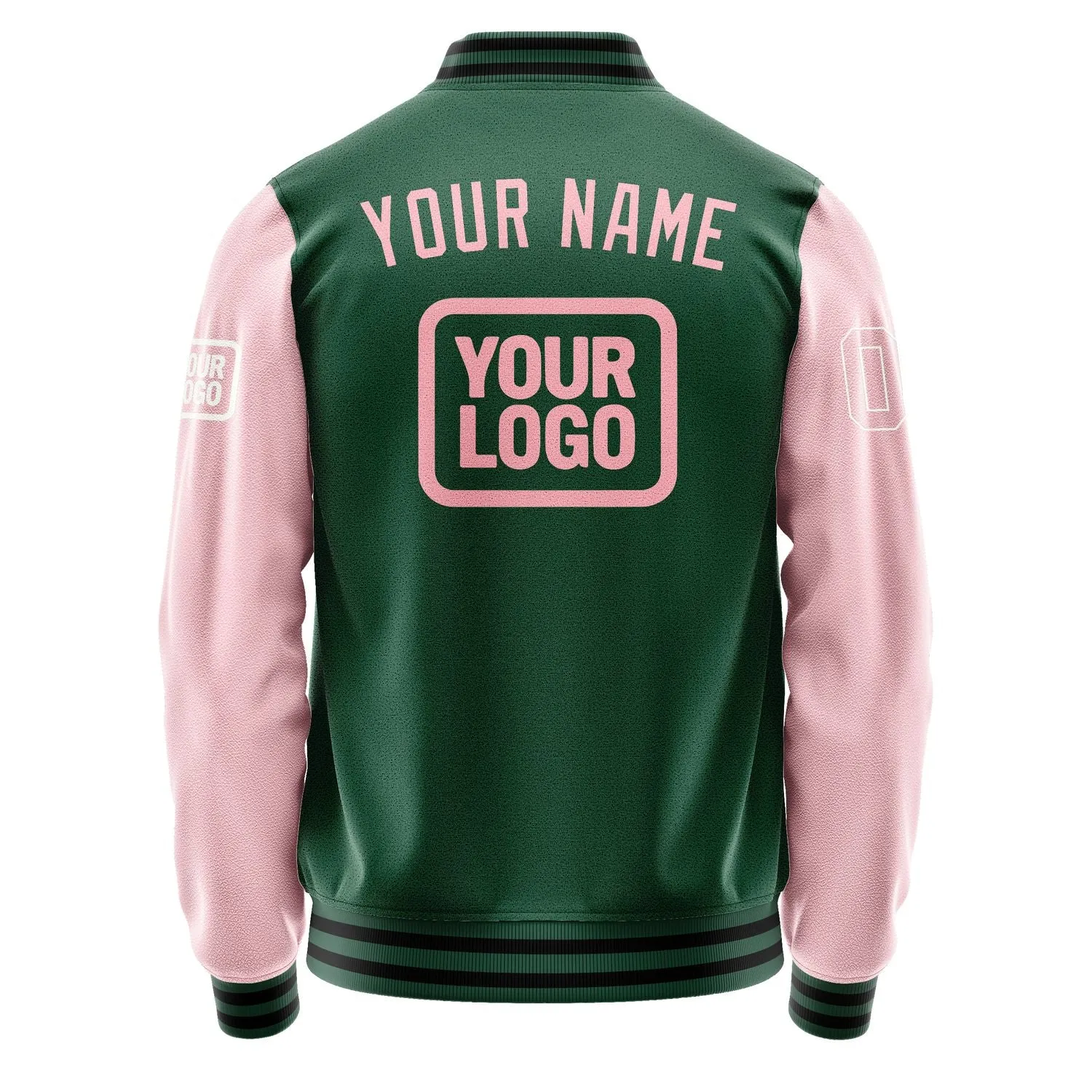Custom Green Light Pink Jacket