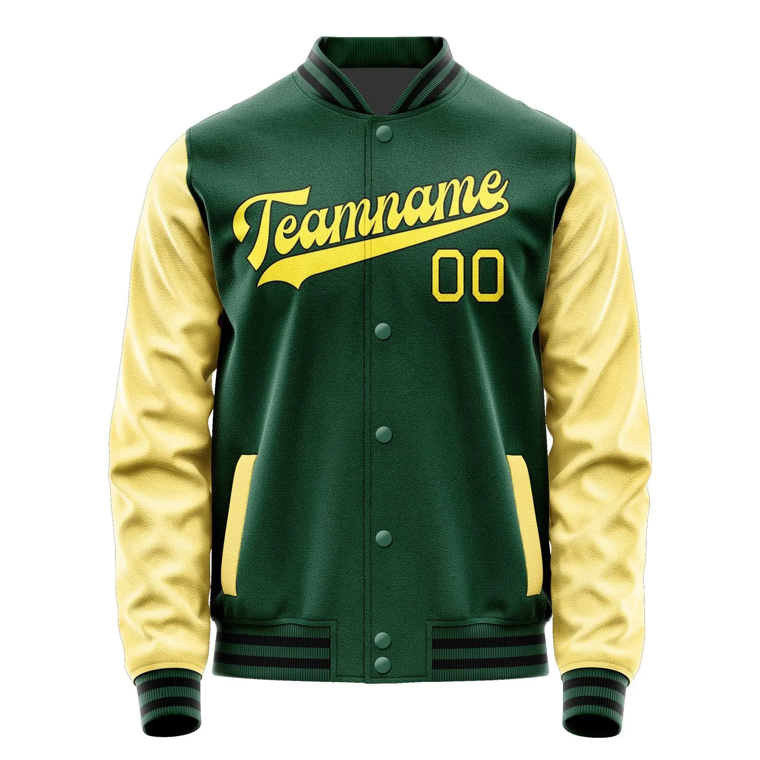 Custom Green Light Yellow Jacket