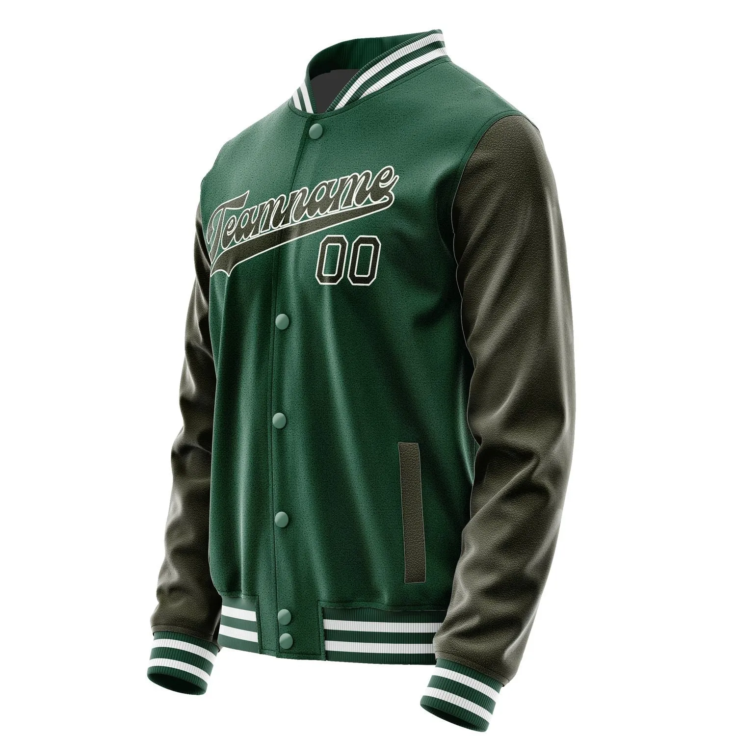 Custom Green Olive Jacket