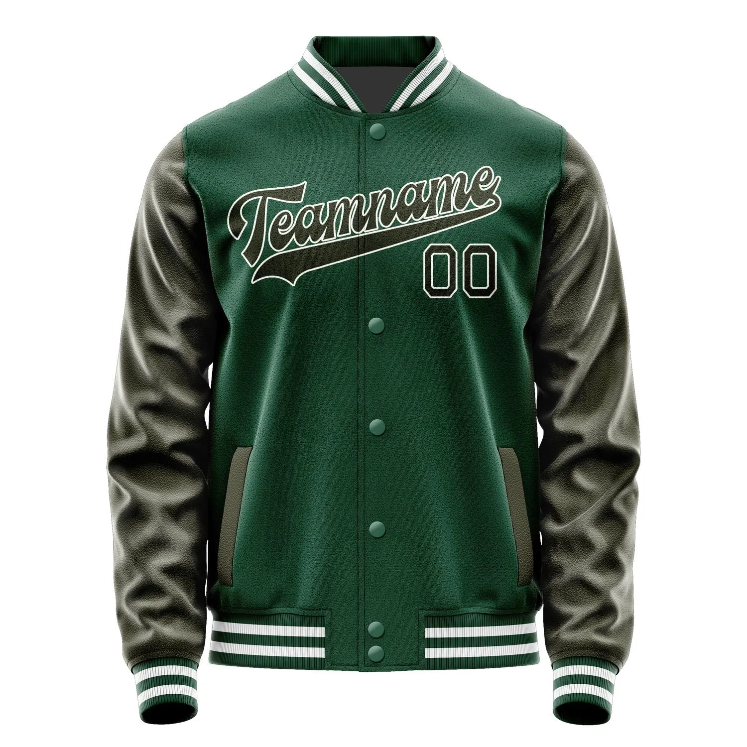 Custom Green Olive Jacket