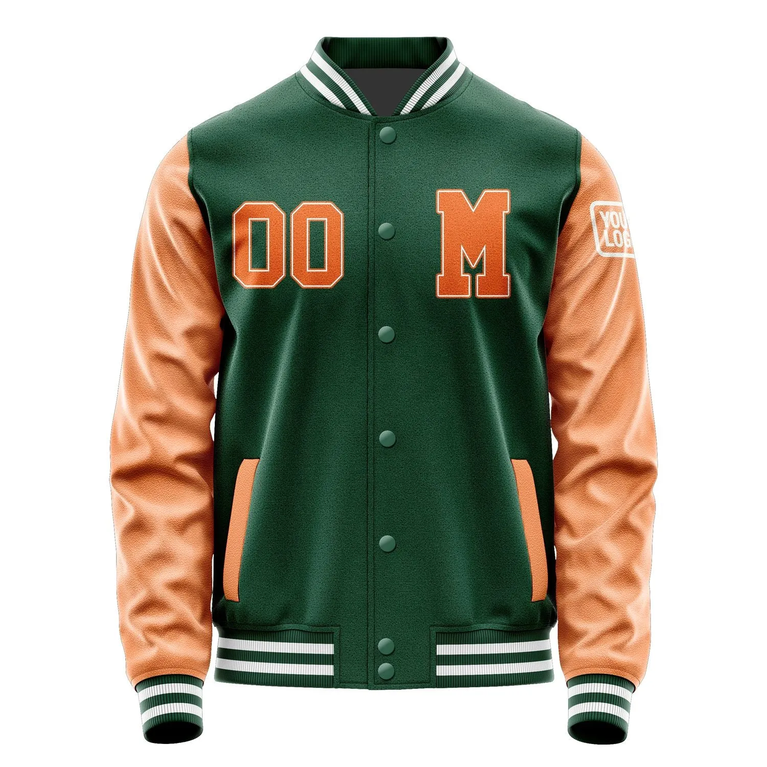 Custom Green Orange Jacket