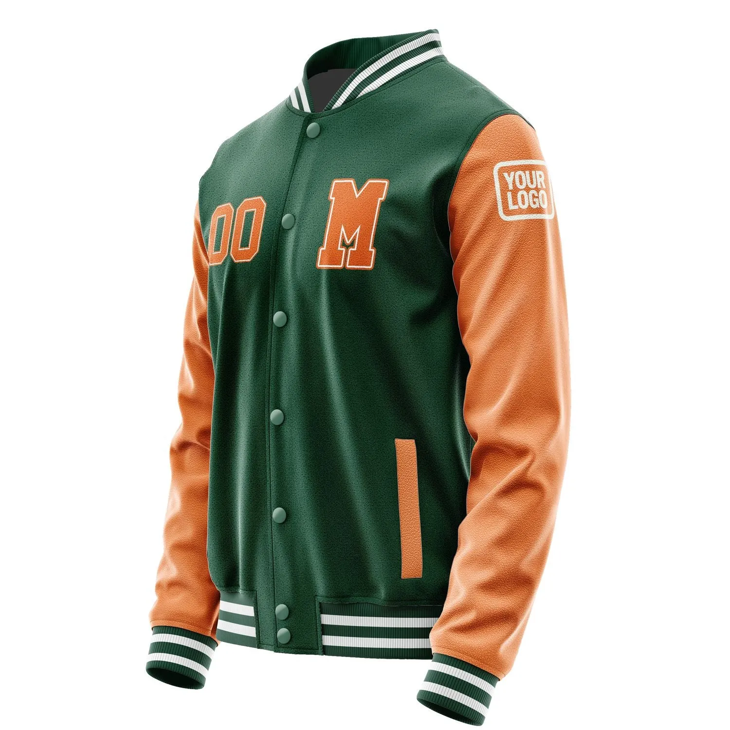 Custom Green Orange Jacket