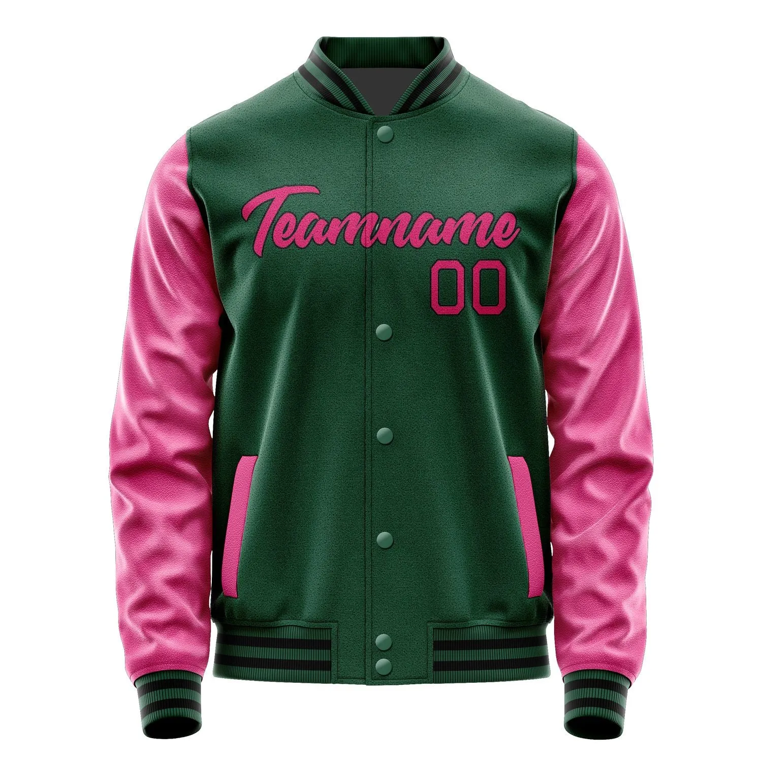 Custom Green Pink Jacket
