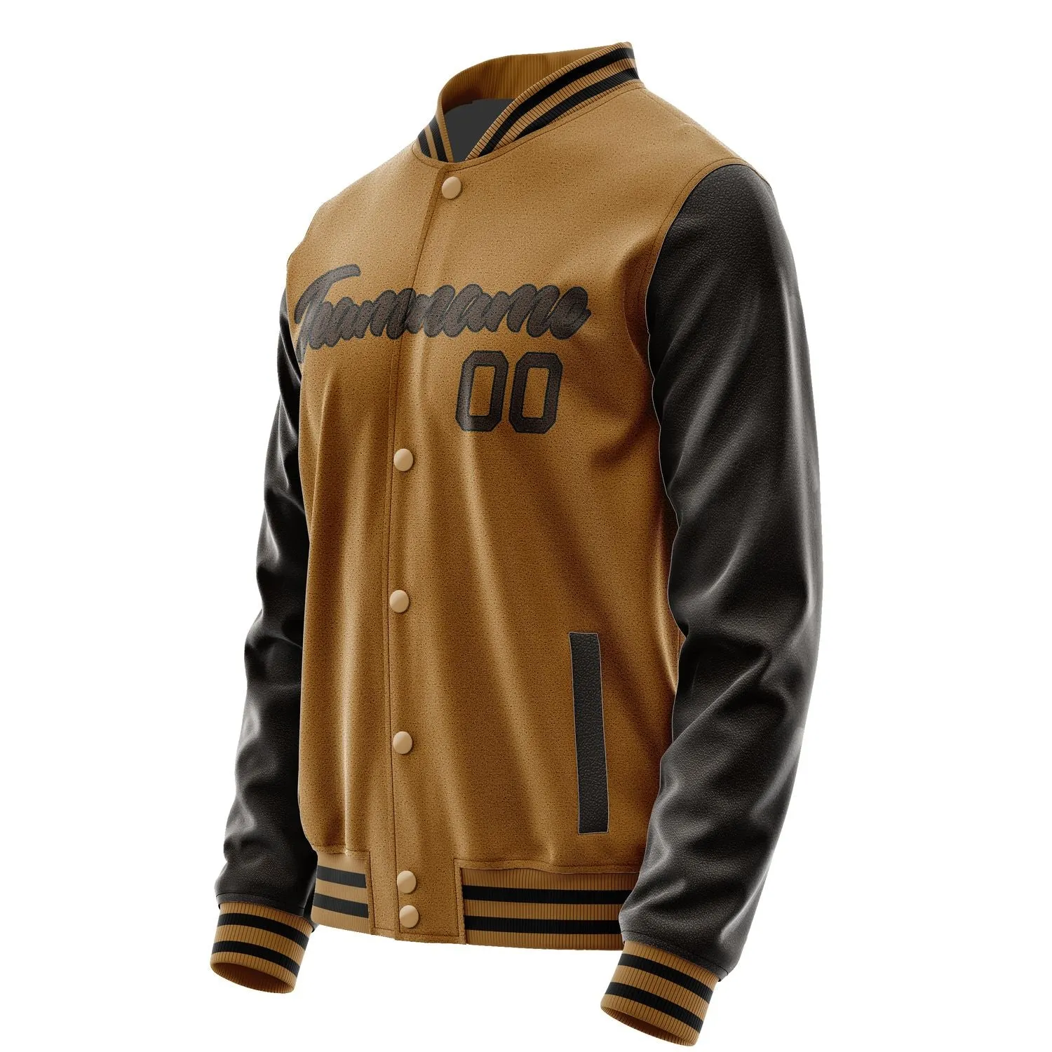 Custom Khaki Brown Jacket