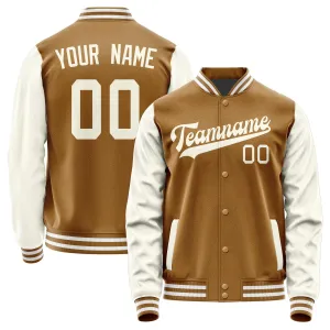 Custom Khaki Cream Jacket