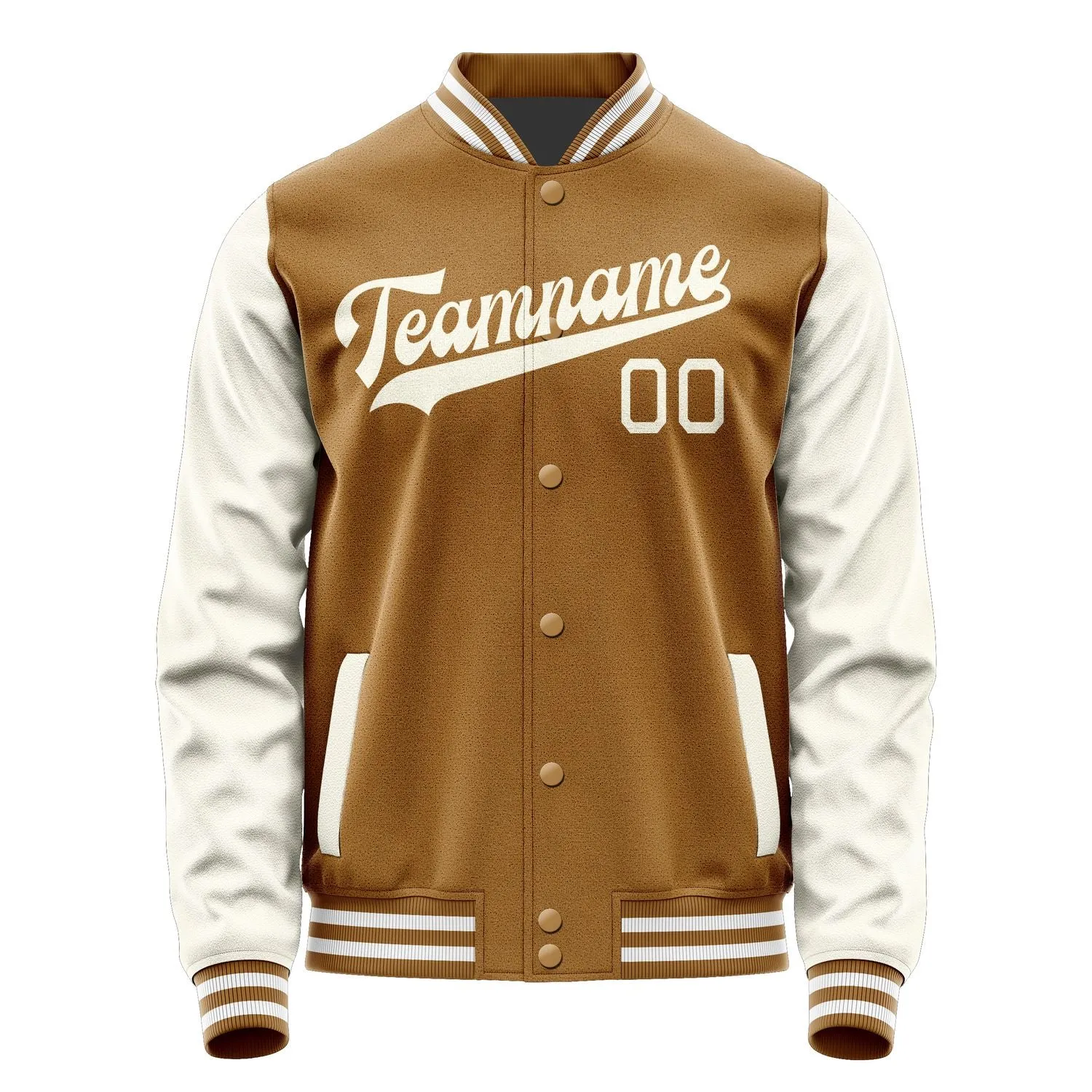 Custom Khaki Cream Jacket