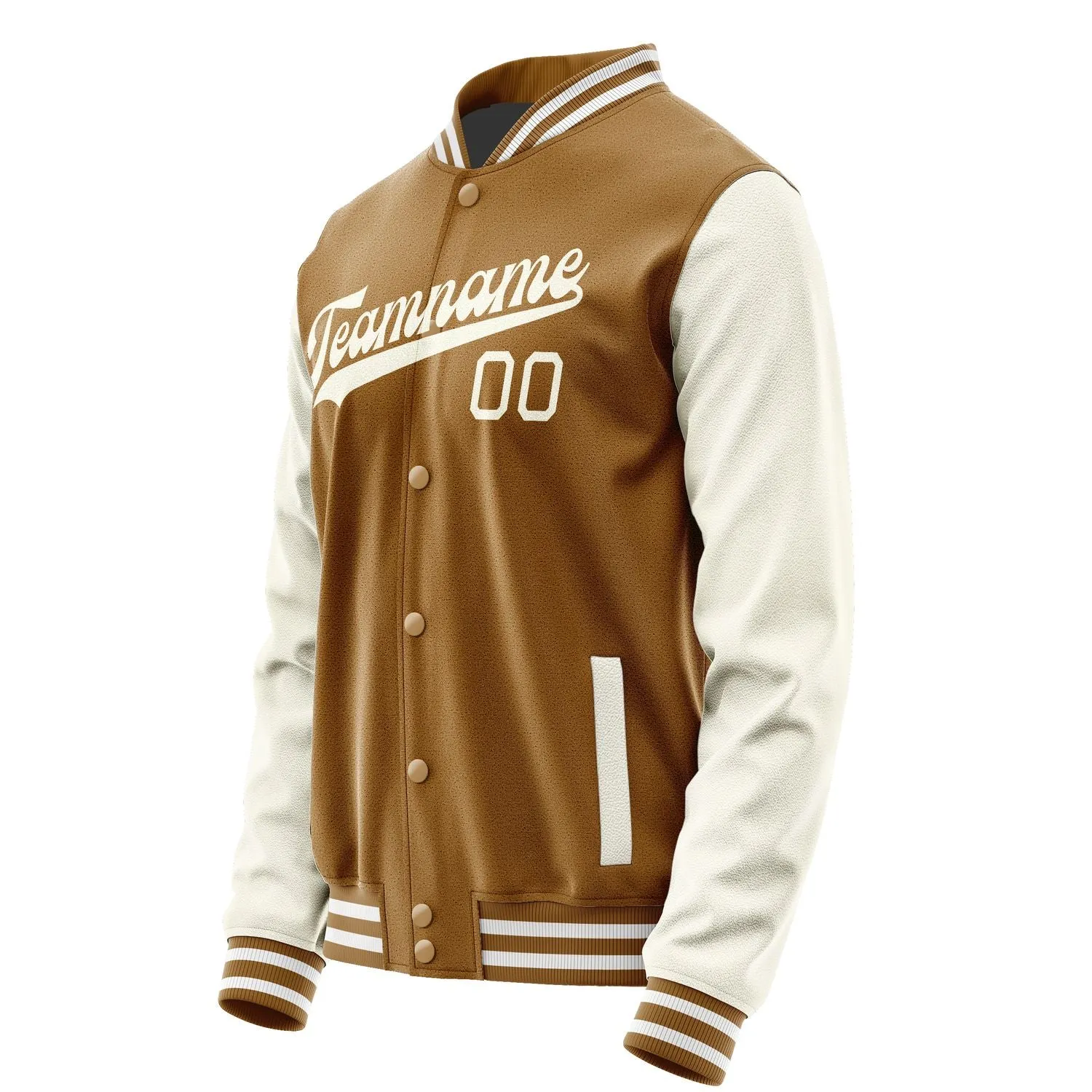 Custom Khaki Cream Jacket