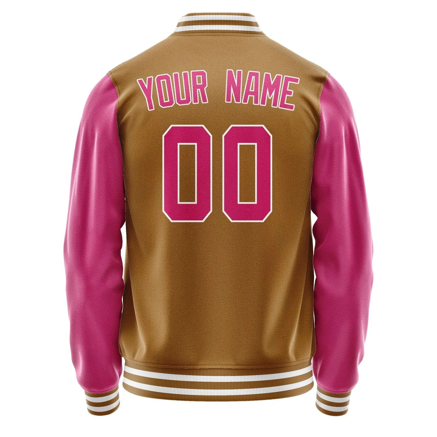 Custom Khaki Pink Jacket