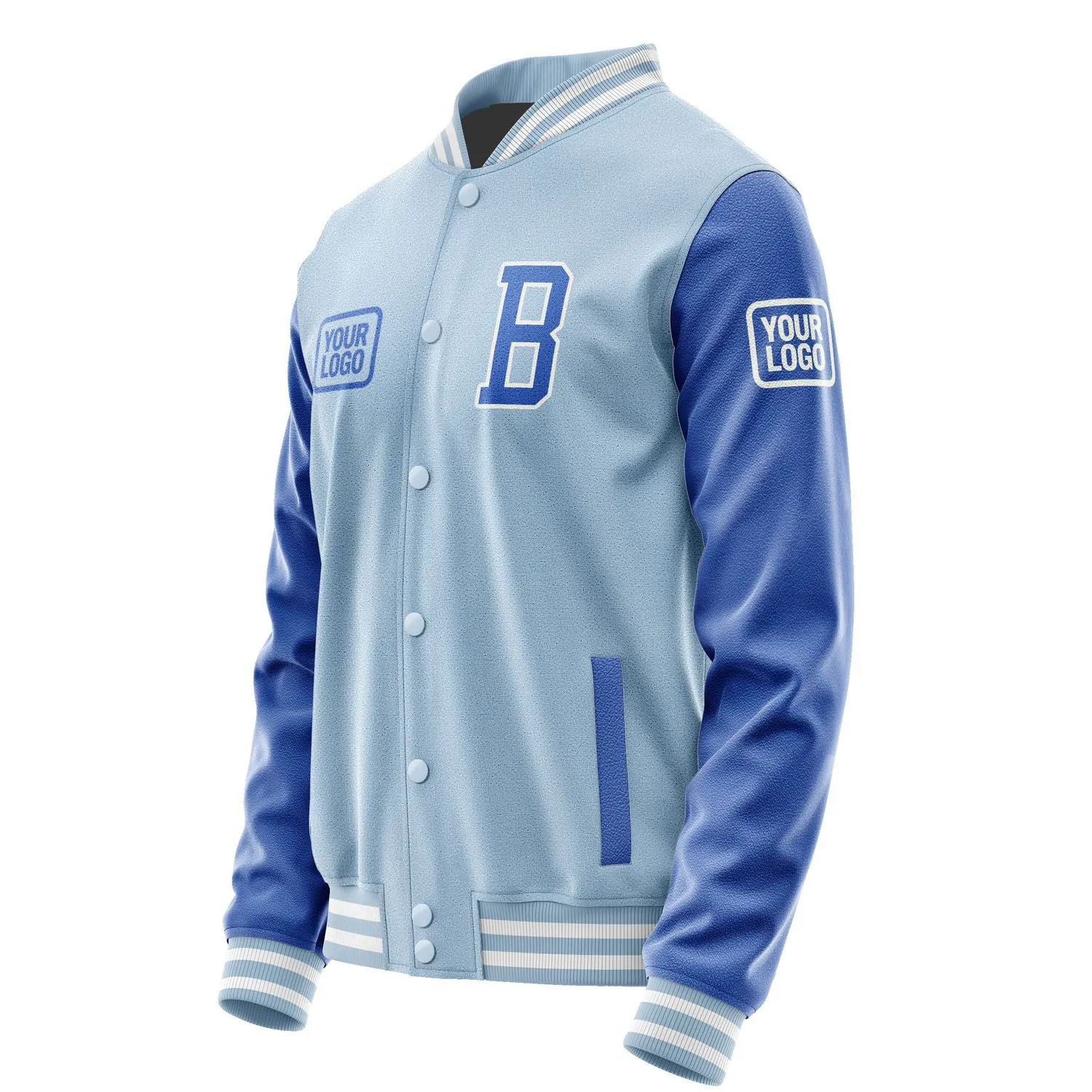 Custom Light Blue Sky Blue Jacket