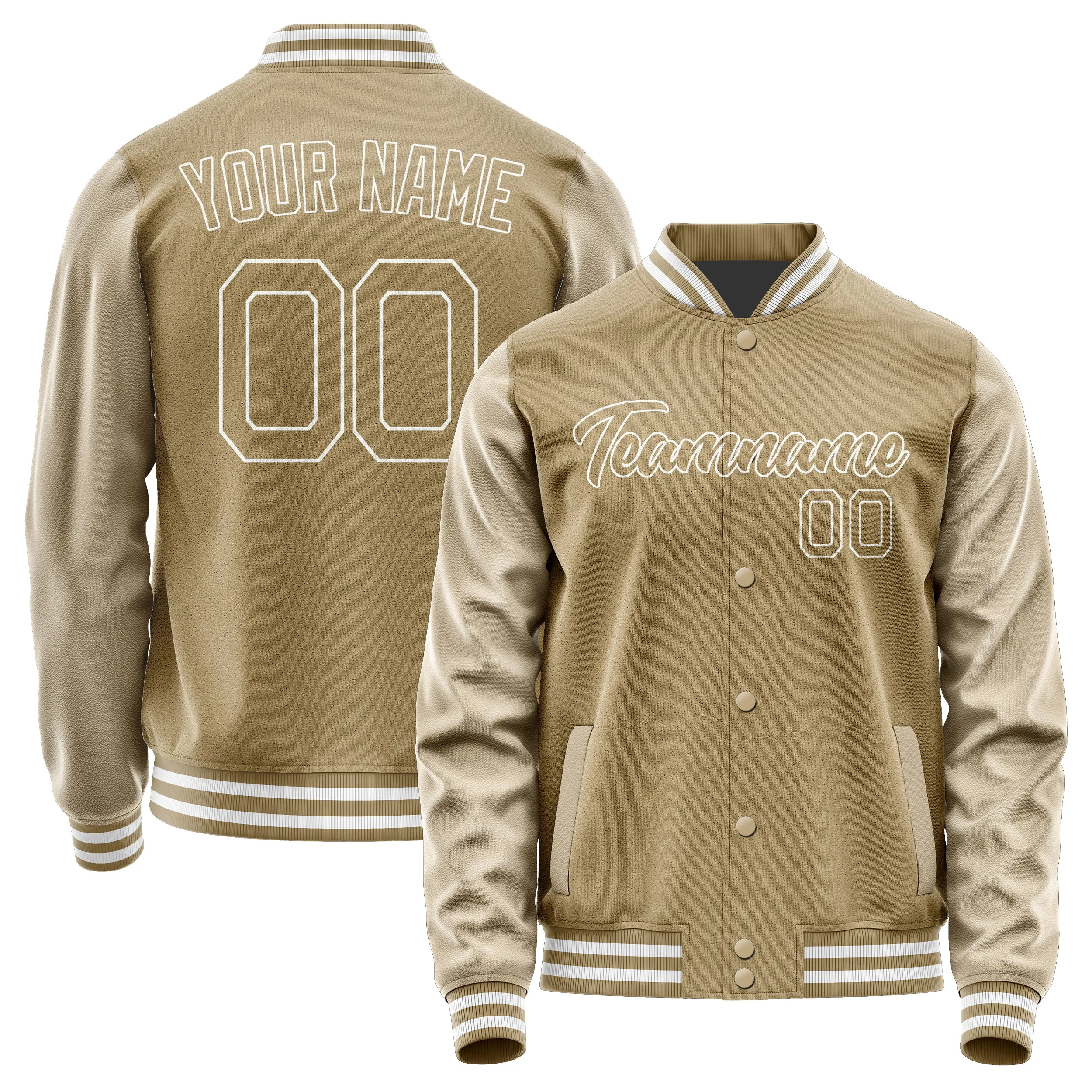 Custom Light Khaki Light Khaki Jacket