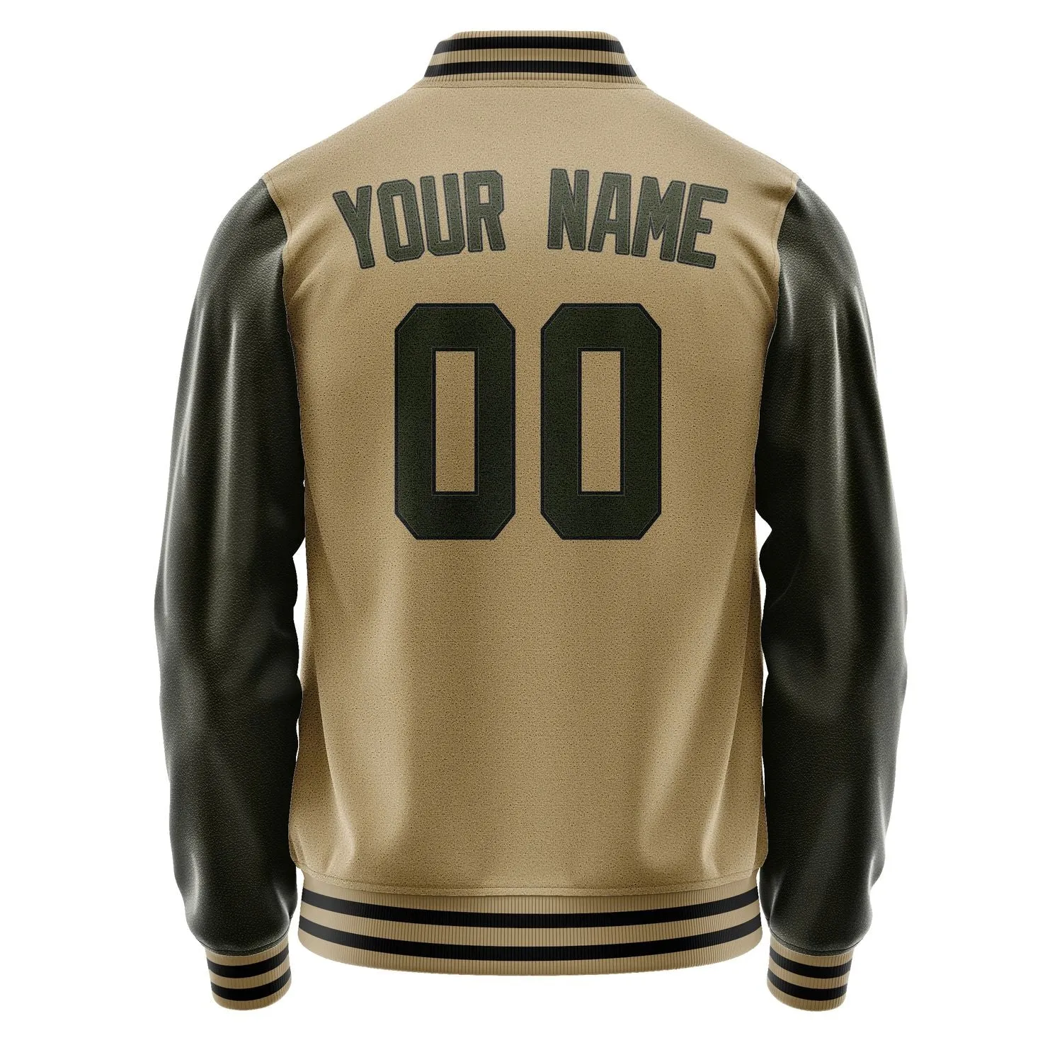 Custom Light Khaki Olive Jacket