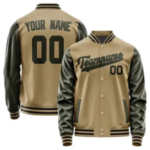 Custom Light Khaki Olive Jacket