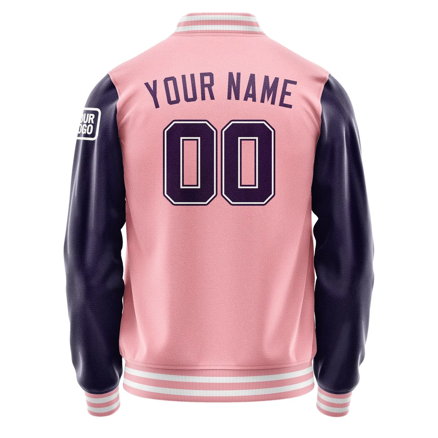 Custom Light Pink Purple Jacket